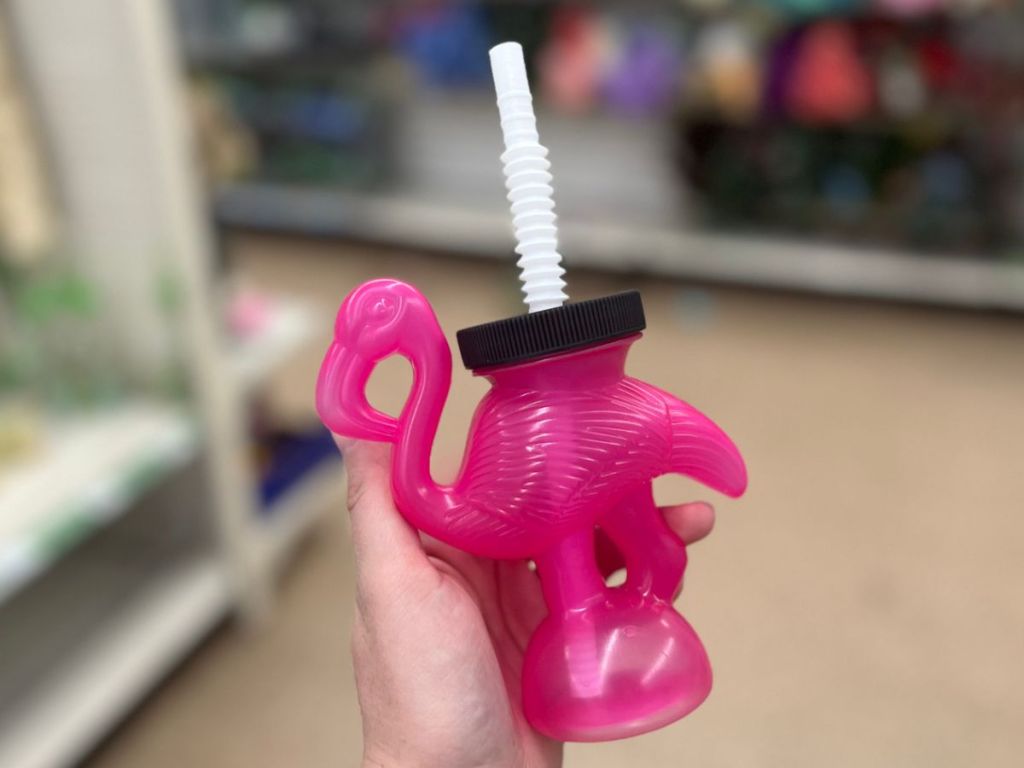 pink Flamingo sipper