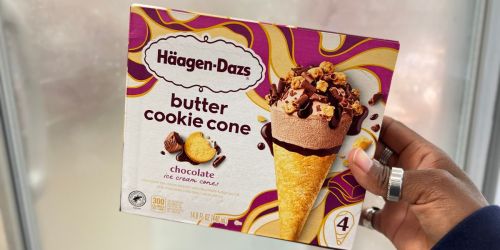 Haagen-Dazs Butter Cookie Ice Cream Cones Just $3 After Cash Back at Target