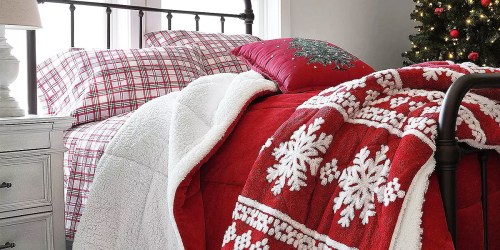 Up to 70% Off JCPenney Bedding | Reversible Sherpa onlineforter in ANY Size Just $39.99