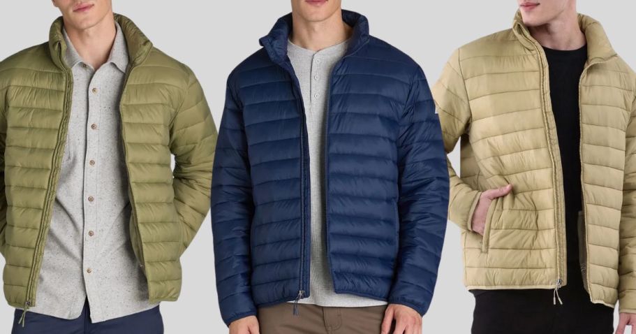 Ozark Trail Men’s Puffer Jacket Only $19 on Walmart.online – Including Sizes Up to 3X!