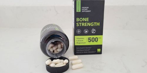 Raw Science Bone Strength Supplement 30-Day Supply Only $16.82 Shipped on Amazon | Easy to Swallow w/ No Aftertaste