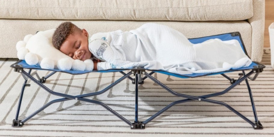 Regalo Portable Toddler Cot Just $19.47 on Amazon (Great for Travel)