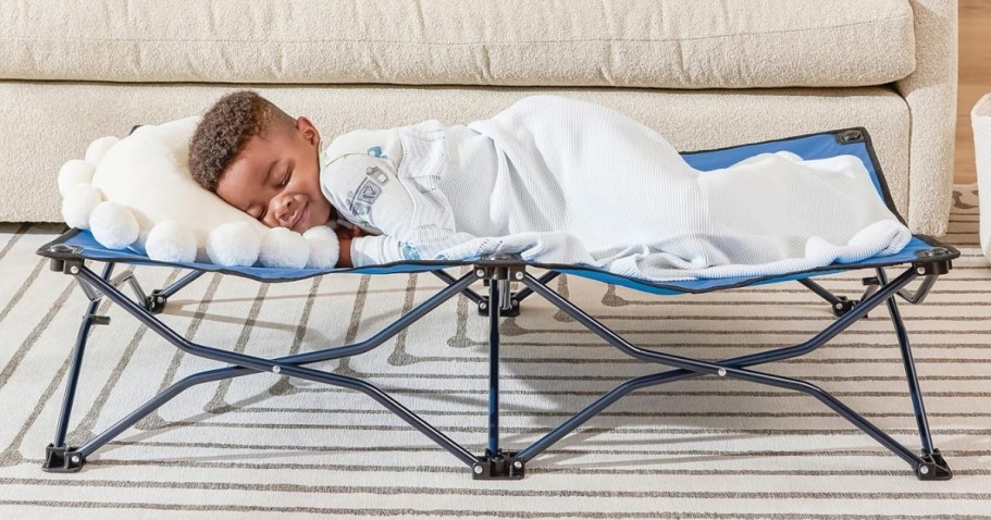Regalo Portable Toddler Cot Just $19.47 on Amazon (Great for Travel)