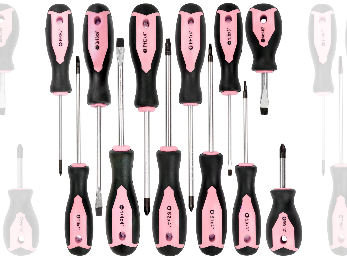 Stock photo of AmazonBasics 12-Piece Magnetic Screwdriver Set