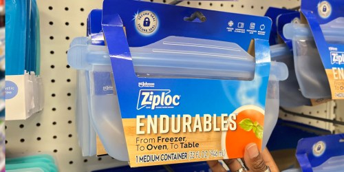 Extra 20% Off Ziploc Endurables Containers on Target.online | Durable & Reusable!