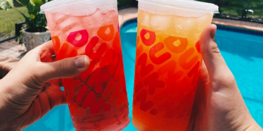 NEW Dunkin’ Summer Menu Items: Tropical Guava Refresher, Pistachio Latte, & More