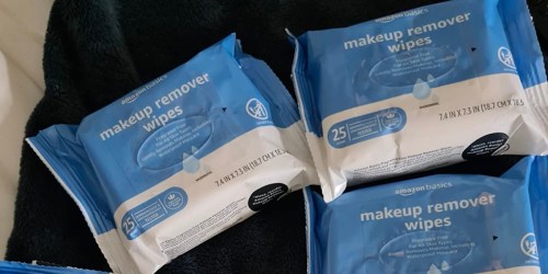 Amazon Basics Makeup Remover Wipes 50-Count Only $6.29 Shipped for Prime Members