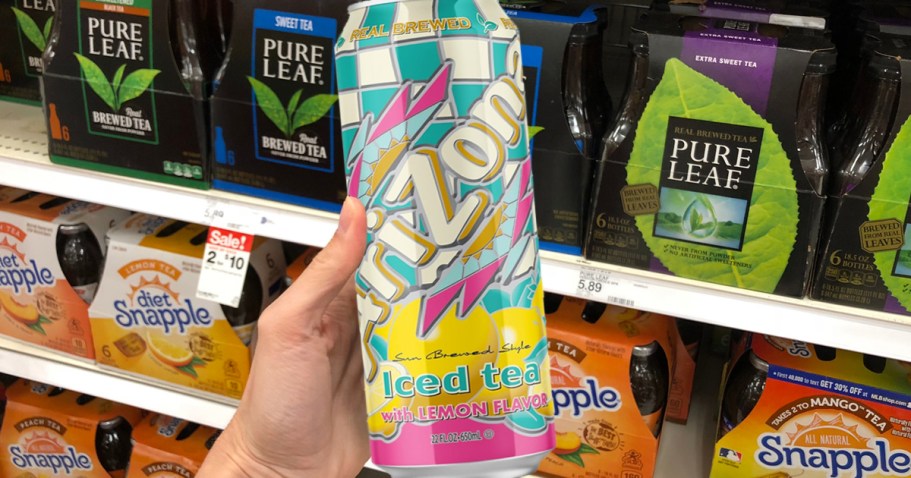 Arizona Lemon Tea Big Can 24-Pack Only $17 Shipped on Amazon