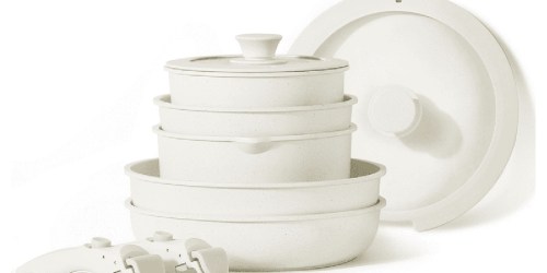 Up to 80% Off Carote Cookware on Walmart.online | 12-Piece Set JUST $39.99 Shipped (Reg. $200)