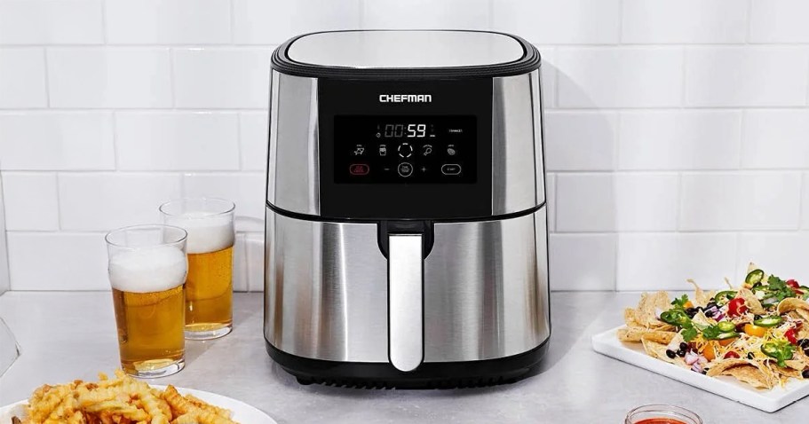 Get 50% Off Chefman Turbofry 8-Qt Air Fryer on Walmart.online – Just $50 Shipped!