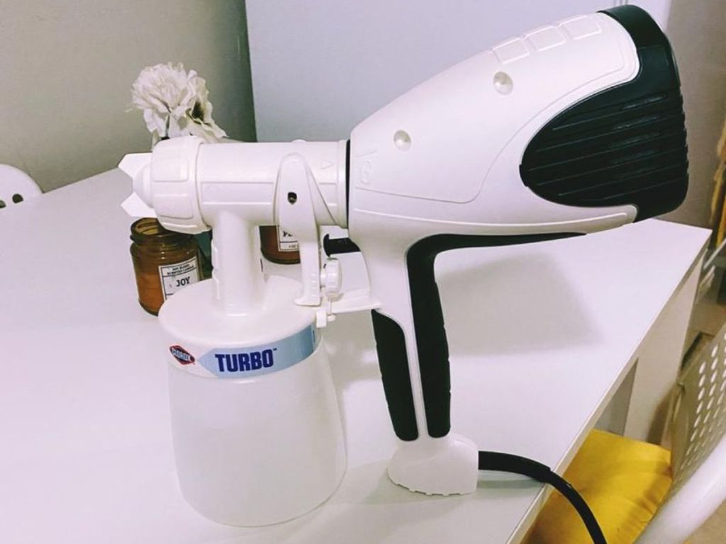 Clorox turbo sprayer on counter