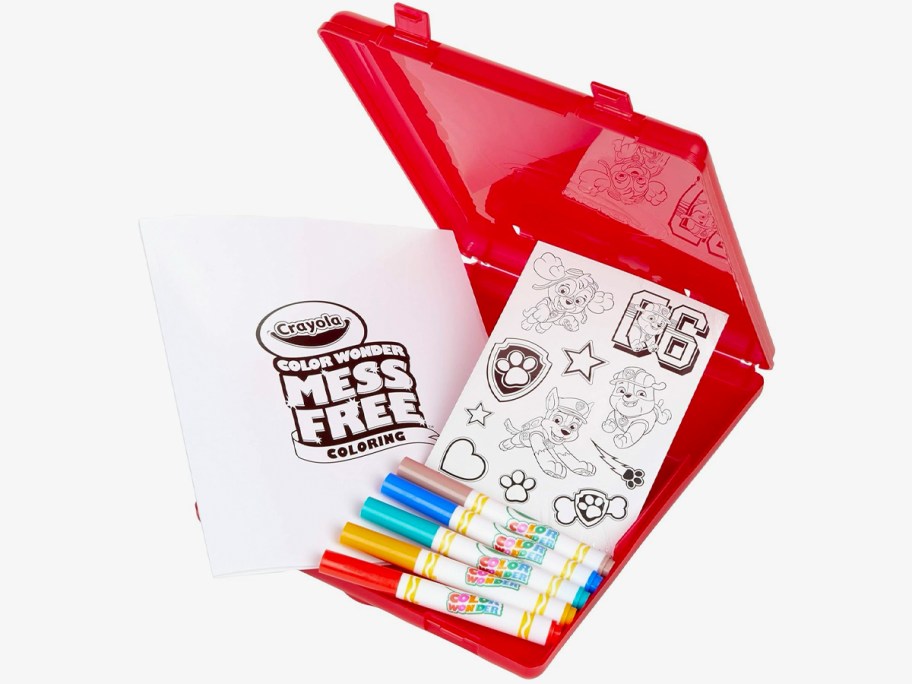 Crayola Color Wonder Stow & Go Paw Patrol Coloring Studio 