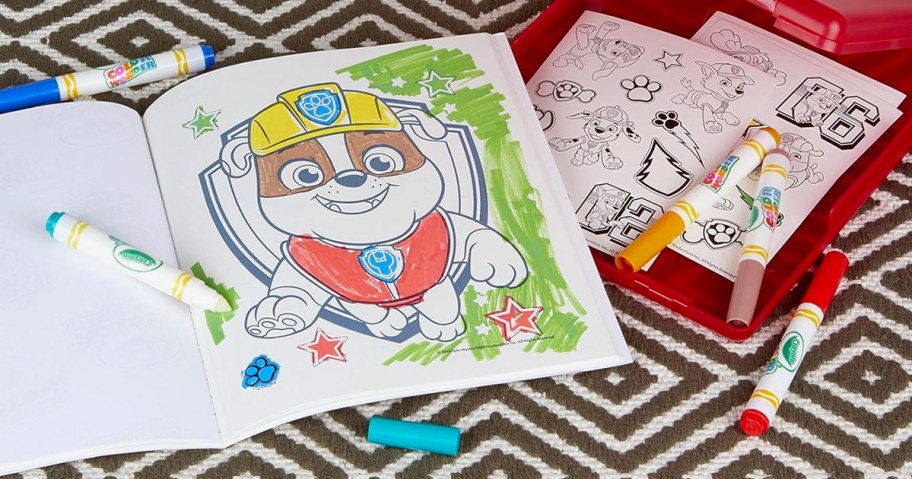 Crayola Color Wonder Stow & Go Paw Patrol Coloring Studio