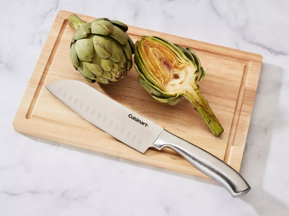 Knife on a cutting board