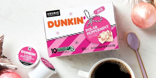 Dunkin’ Polar Peppermint K-Cups 60-Count Just $19 Shipped on Amazon (Only 32¢ Each)