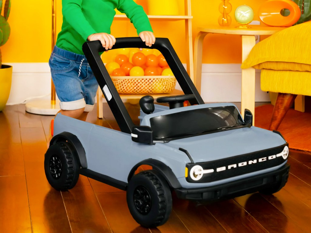 toddler pushing ford bronco walker