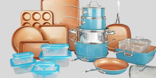 Gotham Steel Cookware 32-Piece Set Only $169 Shipped on Walmart.online (Reg. $220)