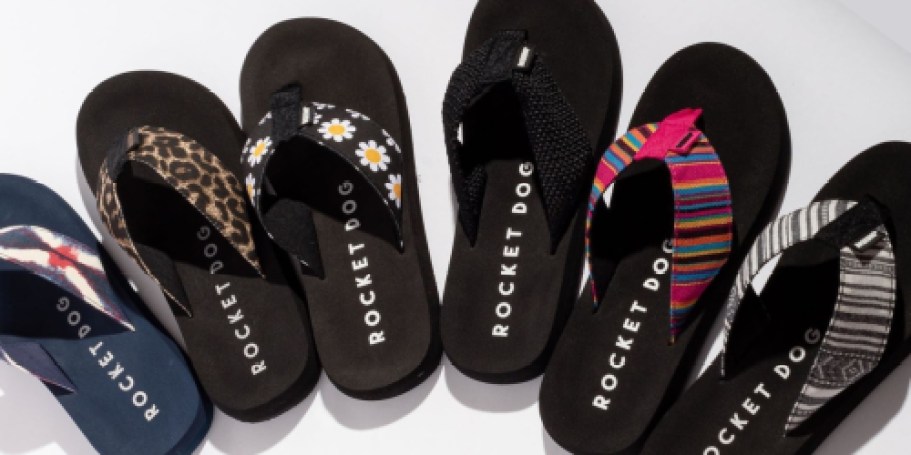 Buy 1, Get 1 FREE Rocket Dog Sandals | Styles from $12.95 Per Pair!