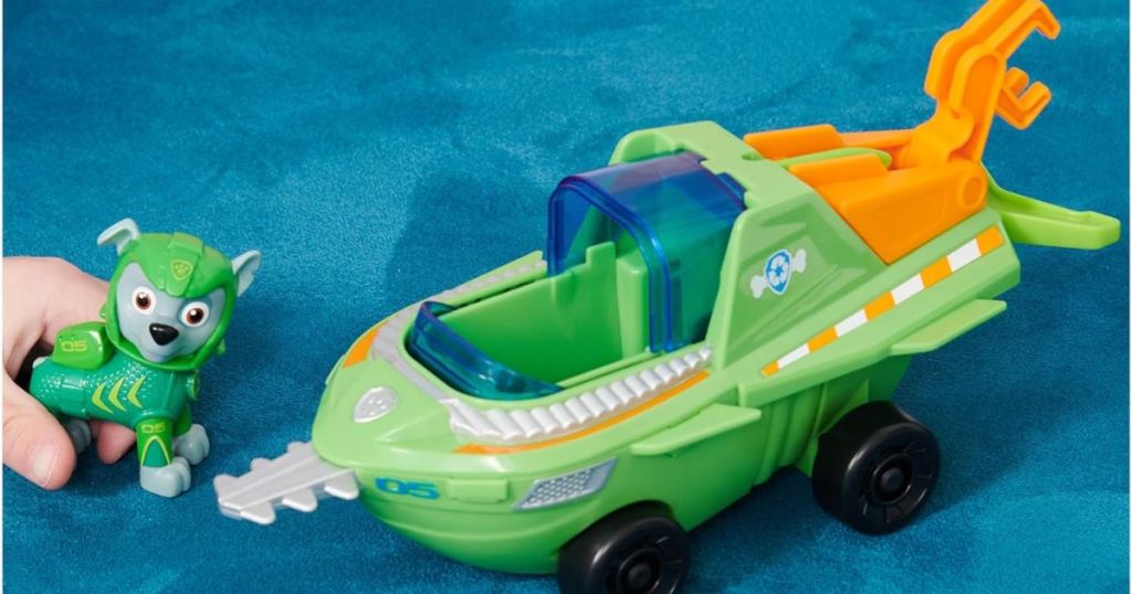 Paw Patrol Aqua Pups Rocky Transforming Sawfish Vehicle