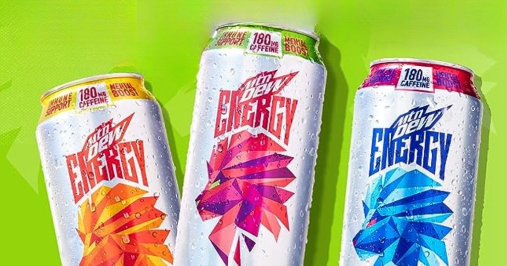 Mountain Dew Energy Drinks