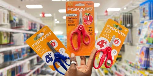 Fiskars Kids Scissors w/ Eraser Sheath Only $1.58 on Walmart.online