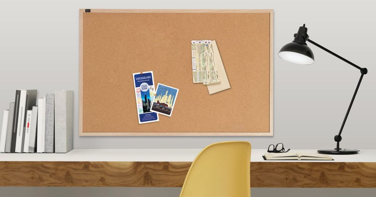 Large Cork Bulletin Board Only $8.99 on Amazon (Regularly $18)