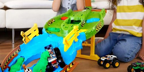 Hot Wheels Monster Truck Wreckin’ Raceway Set Only $23 on Amazon (Reg. $43)