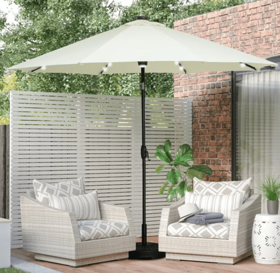 The 120" Jeanine Patio Umbrella from Wayfair