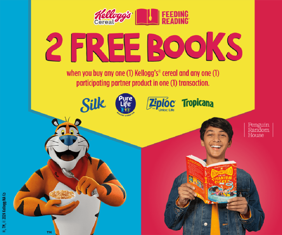 Kelloggs Feeding Reading 2024 program a summer reading program for kids