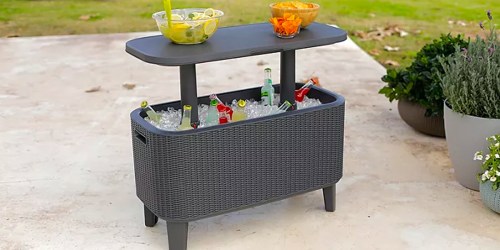 $20 Off Keter Bevy Bar on SamsClub.online – It’s a Table AND Cooler!