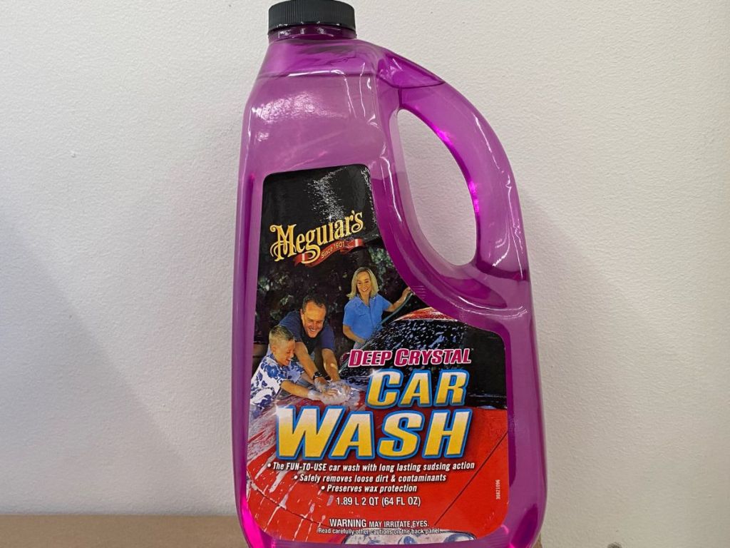 bottle of Meguiar's Car Wash