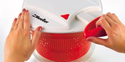 Mueller Salad Spinner Only $18 on Amazon (Regularly $40) – Easy to Use