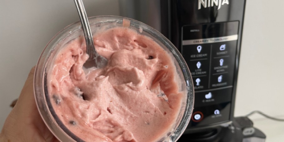 HOT! Ninja Creami Ice Cream Maker Bundle from $169.98 Shipped (Includes 5 Pints w/ Lids!)