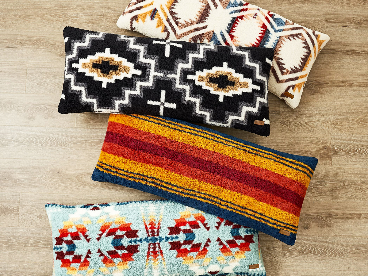 Pendleton Oversized Sherpa Bolster Pillows Only $6.97 Shipped on Costco.online