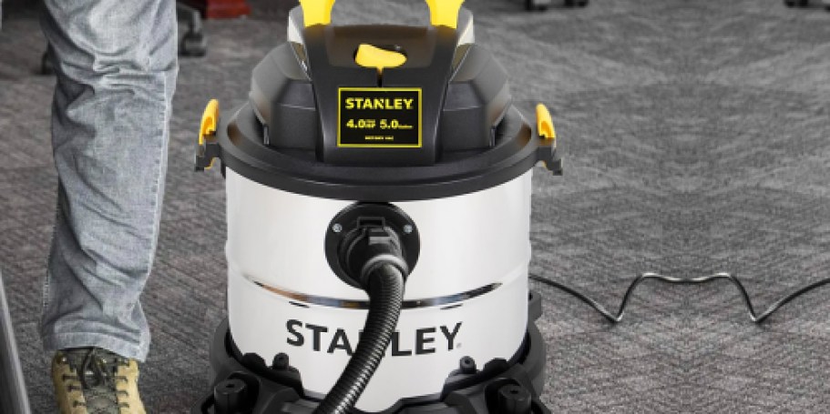 Stanley 5-Gallon Wet/Dry Vacuum Only $44.99 Shipped on BestBuy.online (Regularly $85)