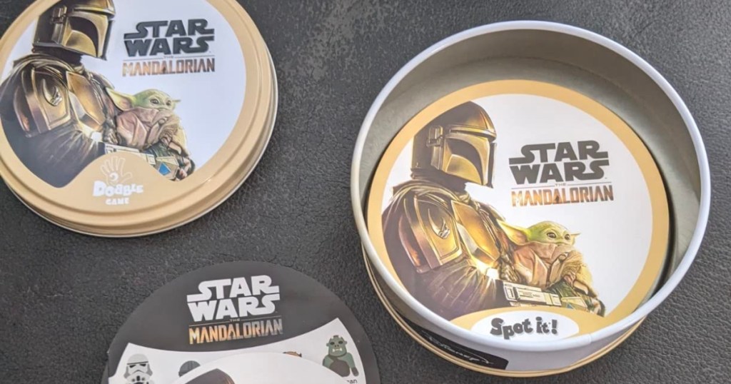 star wars the mandalorian spot it game