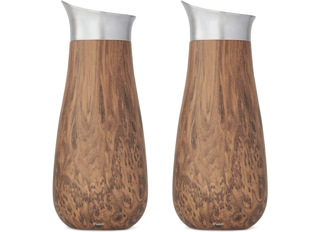 S'well Stainless Steel Carafes in Teakwood with other ideas surrounding it-2