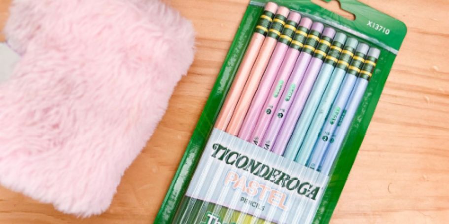 Ticonderoga Pastel Pencils 10-Pack Only $2.99 Shipped on Amazon + More