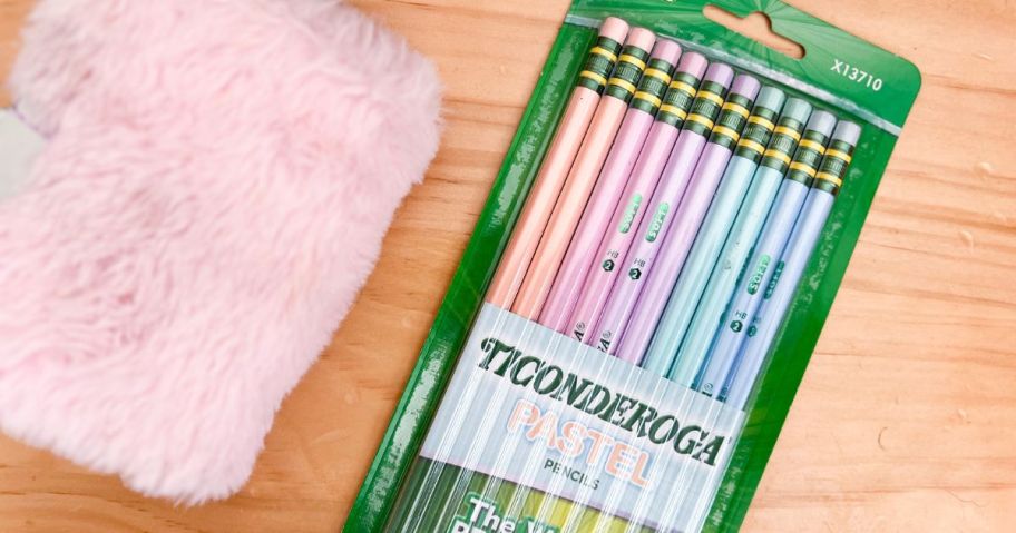 Ticonderoga pastel pencils set