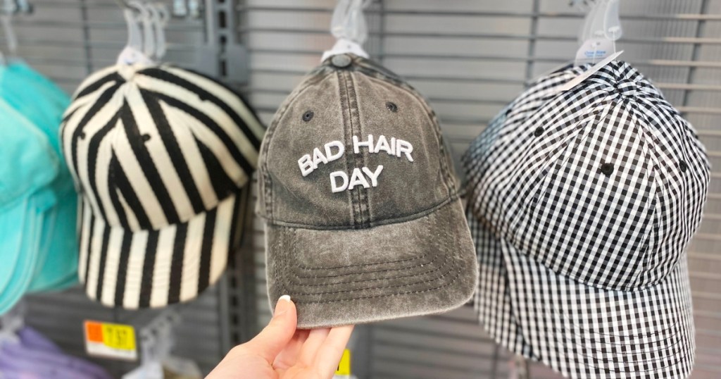 time and tru bad hair day baseball hat in store