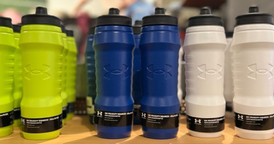 *GO* Under Armour Squeeze Water Bottles ONLY $5 Shipped (Perfect Stocking Stuffer Idea)