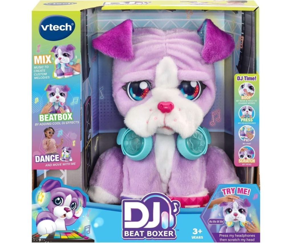 Vtech DJ the Beatboxer Puppy Interactive Toy in Box