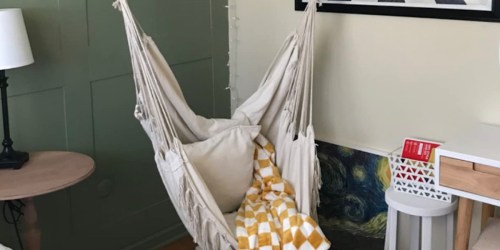 Hanging Hammock Chair Only $29.99 Shipped on Amazon (Reg. $60)