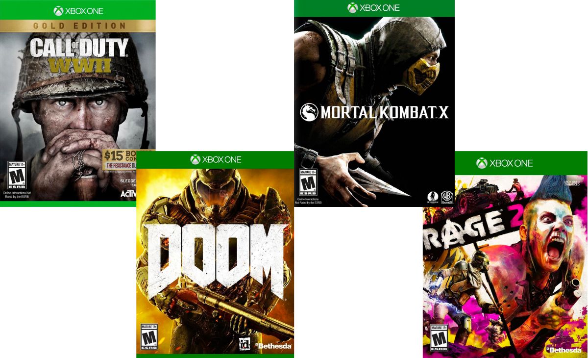 4 xbox one games