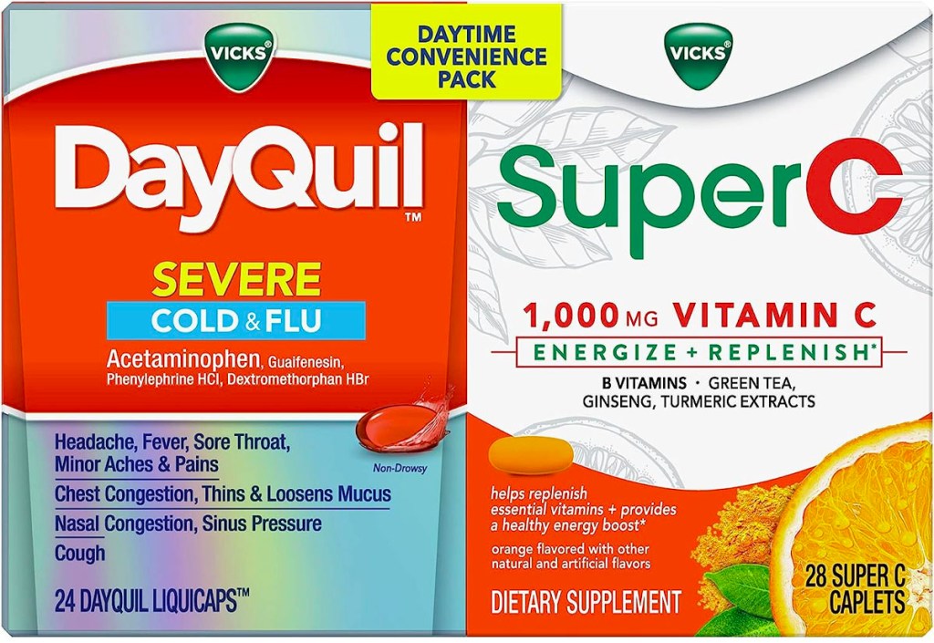 dayquil super c medicine box