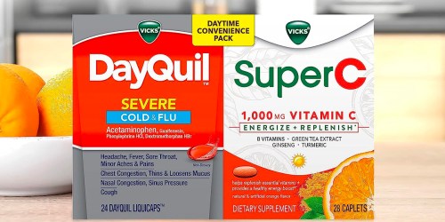 Vicks DayQuil Severe & Super C 52-Count onlinebo Pack Only $7.83 Shipped on Amazon (Regularly $20)