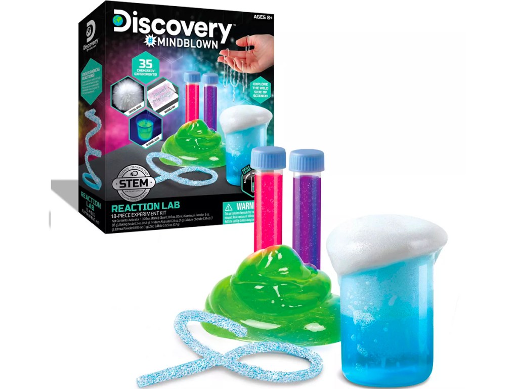 discovery kids reaction lab experiment set