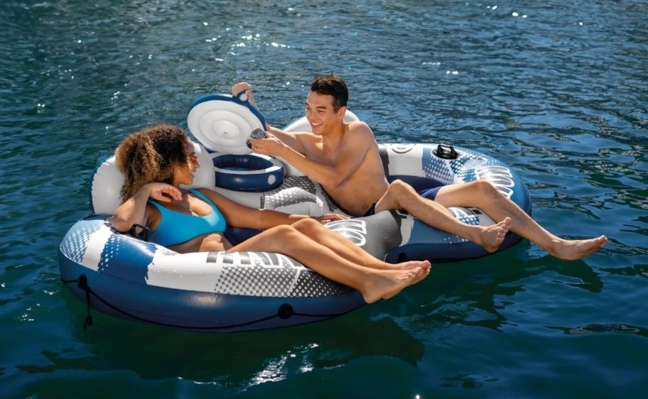 an intex 2 person water tube with cooler onlinepartment