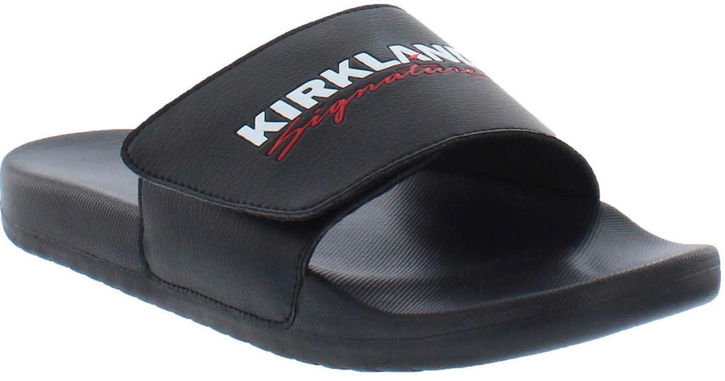 black kirkland slides stock image 