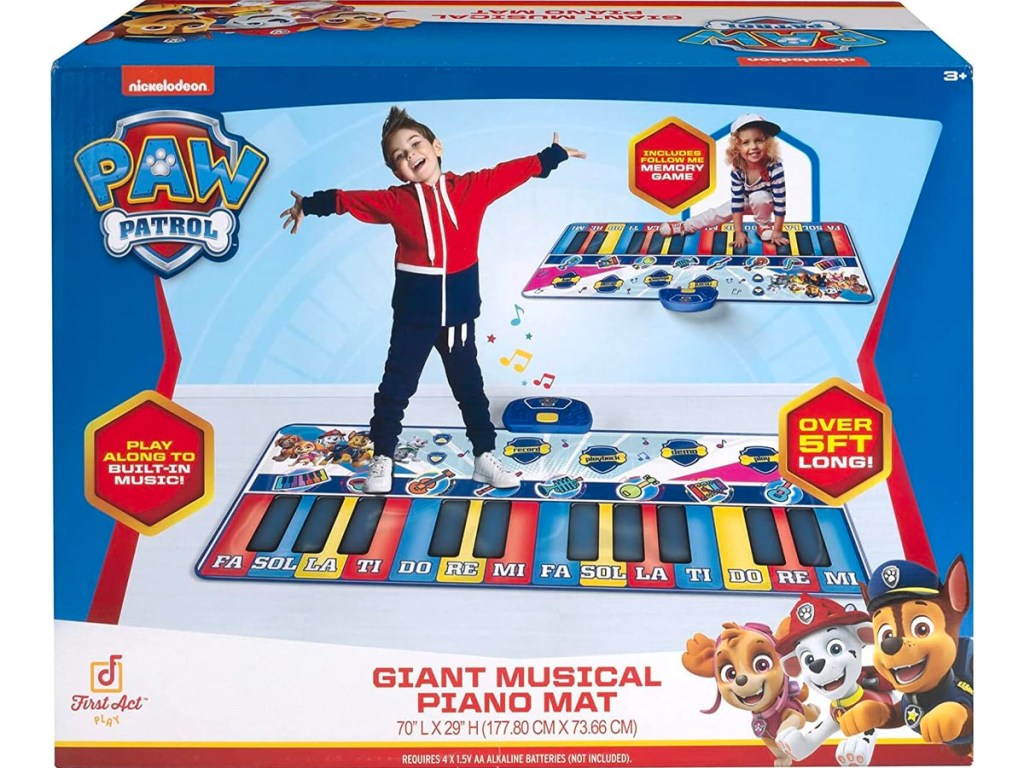 paw patrol keyboard box